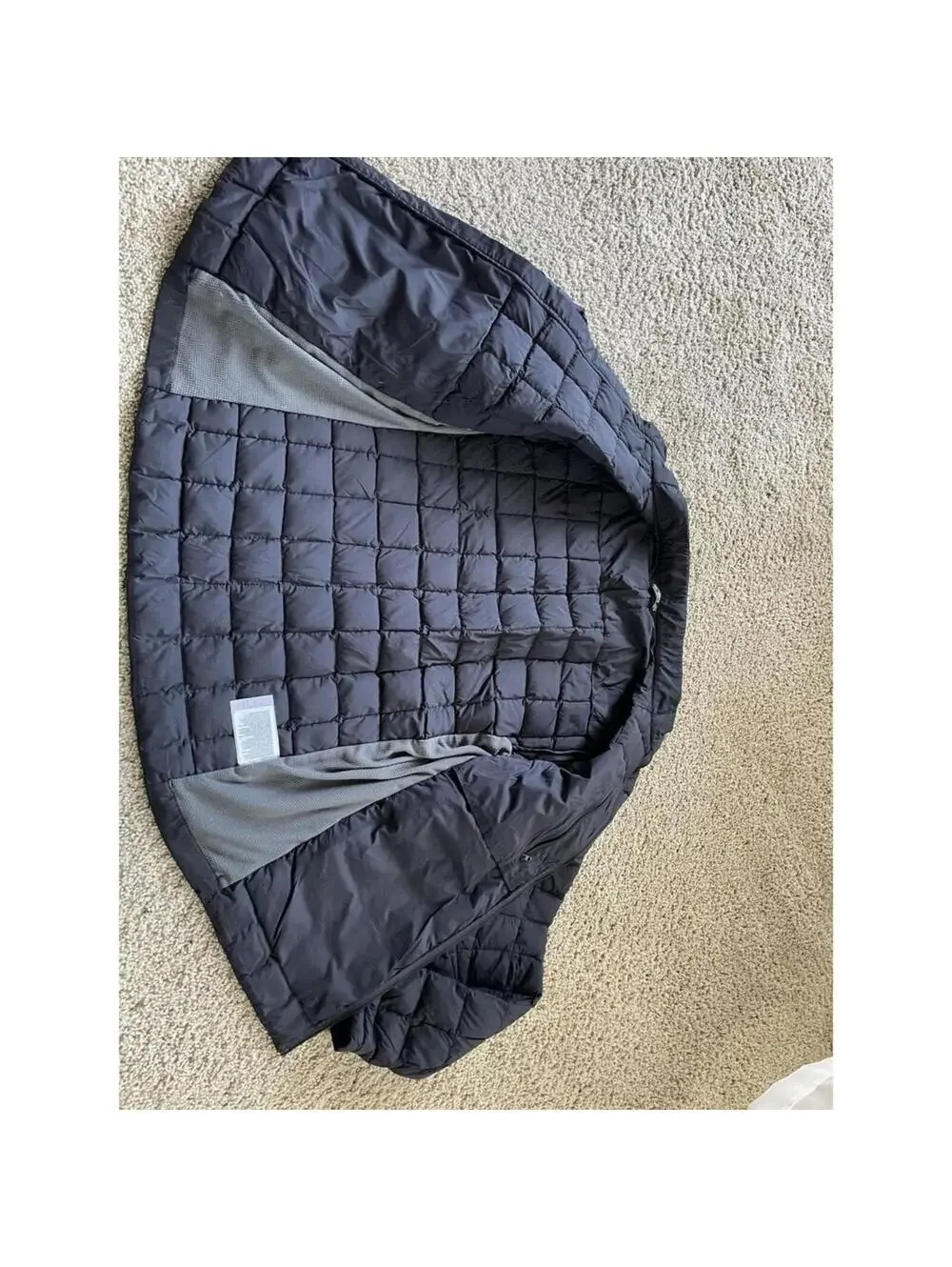 Arc'teryx Rico Shacket Down Quilted Lightweight Puffer Jacket Mens L Black EUC